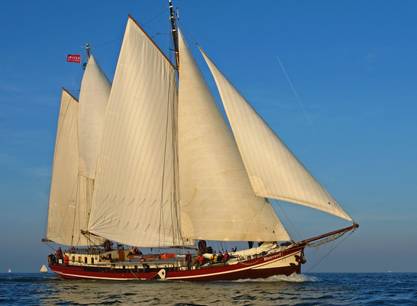 Met pasen zeilen met de Waterwolf op het IJsselmeer of Waddenzee vanuit Harlingen