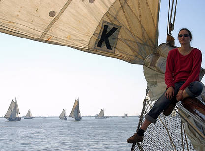 Pinksterweekend aan boord van de Eensgezindheid zeilen op het IJselmeer vanuit Enkhuizen 