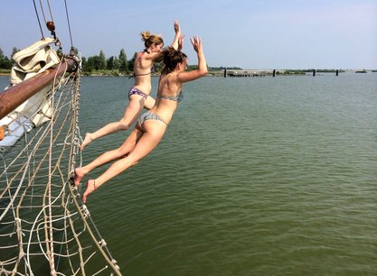 Ein Wochenende mit einem Segelschiff ab Harlingen auf dem Wattenmeer und IJsselmeer segeln