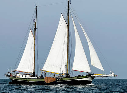 6-daagse zeilvakantie aan boord van de Grote Jager vanuit Enkhuizen op het IJsselmeer en Waddenzee