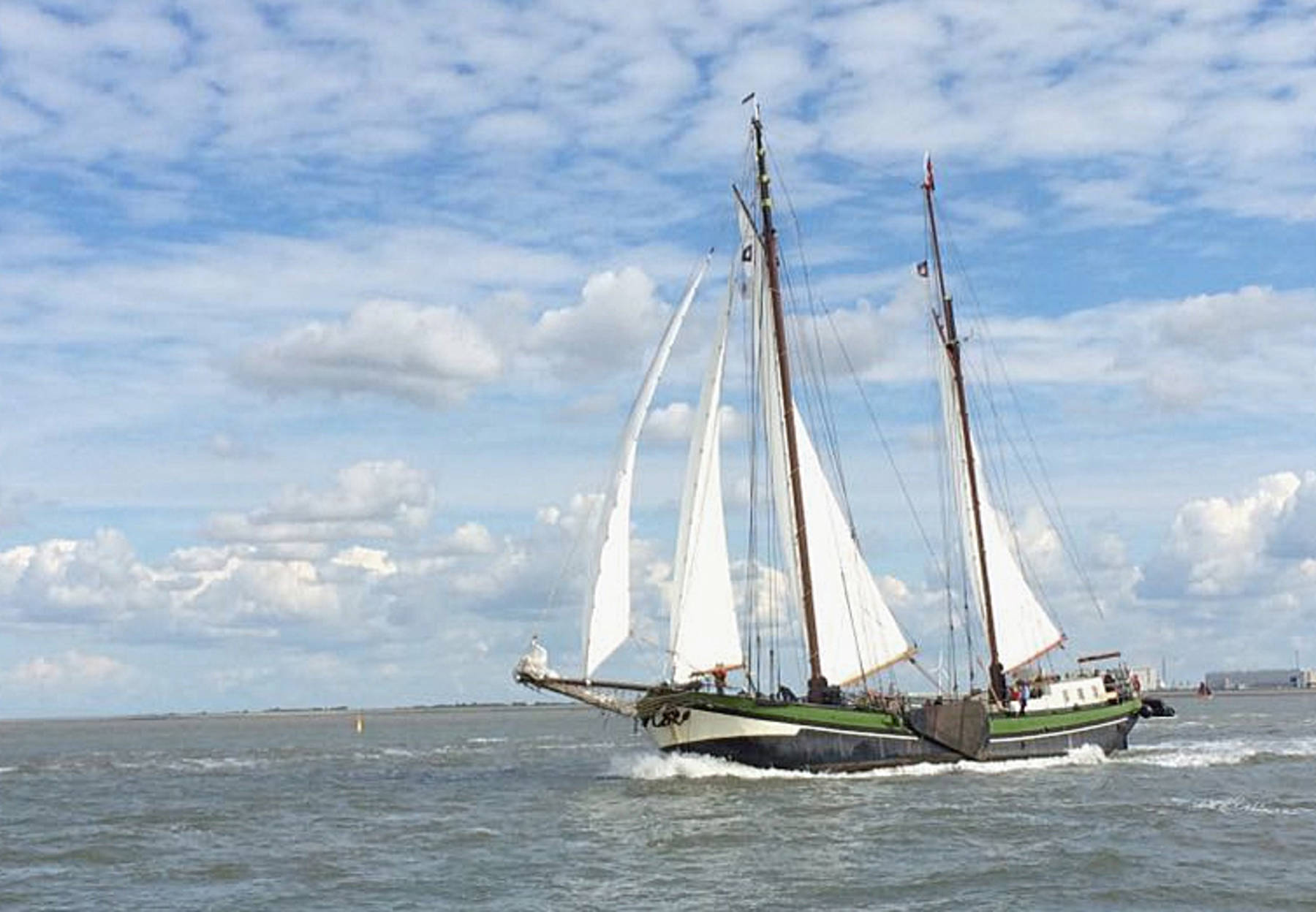 6-daagse zeilvakantie aan boord van de Grote Jager vanuit Enkhuizen op het IJsselmeer en Waddenzee