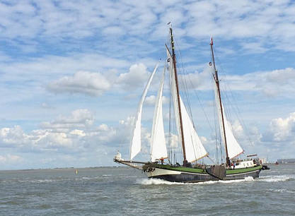 Verlengd weekend zeilen aan boord van de Grote Jager vanuit Enkhuizen op het IJsselmeer en/of Waddenzee