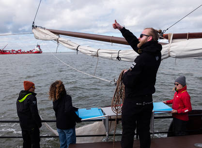 Segeln, entdecken und zu einer saubereren Wattensee beitrage, ein Wochenende an Bord der Morgana