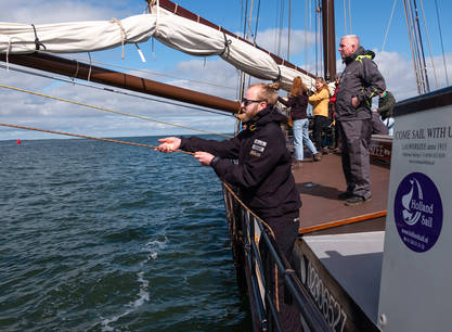 Segeln, entdecken und zu einer saubereren Wattensee beitrage, ein Wochenende an Bord der Morgana