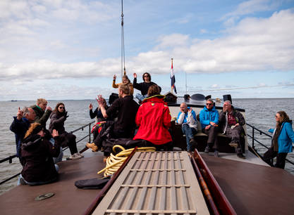 Segeln, entdecken und zu einer saubereren Wattensee beitrage, ein Wochenende an Bord der Morgana