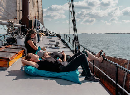 Fietsen, zeilen & ervaren – actieve Paastocht vanuit Enkhuizen aan boord van de Mon Desir