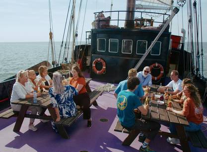 Ein Wochenende mit dem Segelschiff Storebælt ab Harlingen auf dem Wattenmeer segeln