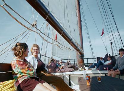Ein Wochenende mit dem Segelschiff Storebælt ab Harlingen auf dem Wattenmeer segeln