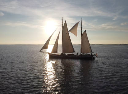 Sunset Waddencruise zum Wattenmeer und nach Terschelling