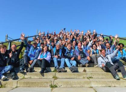 Wattenmeer-Vogelfestival Texel an Bord des Segelschiffs Grote Jager