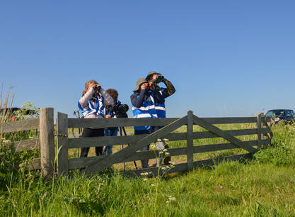 Wattenmeer-Vogelfestival Texel an Bord des Segelschiffs Grote Jager