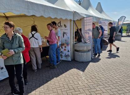 Wattenmeer-Vogelfestival Texel an Bord des Segelschiffs Grote Jager