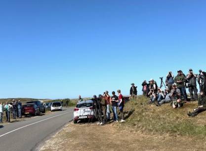 Wattenmeer-Vogelfestival Texel an Bord des Segelschiffs Grote Jager