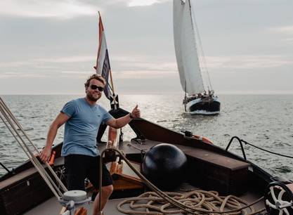 6-daagse zeilvakantie aan boord van de Kleine Jager vanuit Enkhuizen op het IJsselmeer en Waddenzee 