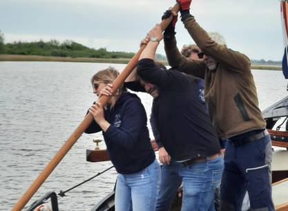 Weekend zeilen aan boord van de Kleine Jager vanuit Enkhuizen op het IJsselmeer / Markermeer