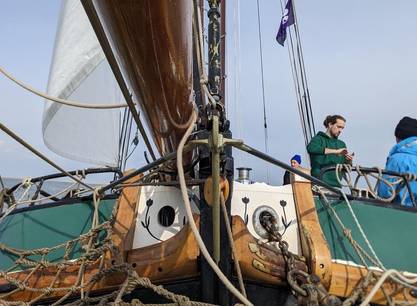6-daagse zeilvakantie aan boord van de Kleine Jager vanuit Enkhuizen op het IJsselmeer en Waddenzee 