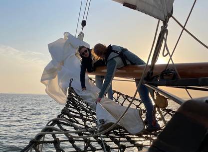 6-daagse zeilvakantie aan boord van de Kleine Jager vanuit Enkhuizen op het IJsselmeer en Waddenzee 