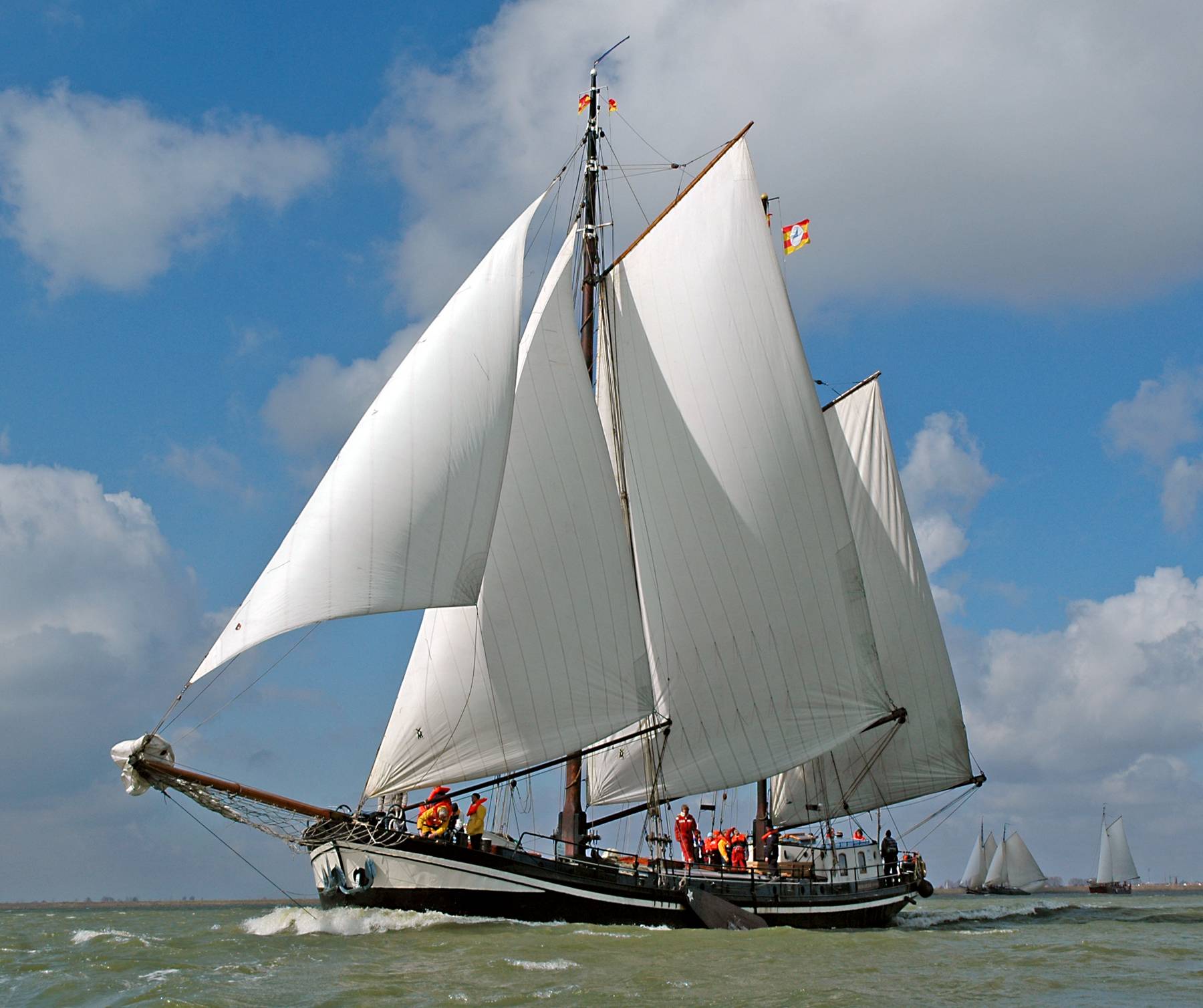 Am Christi Himmelfahrtwochenende an Bord der Mon Desir ab Enkhuizen auf dem IJsselmeer segeln