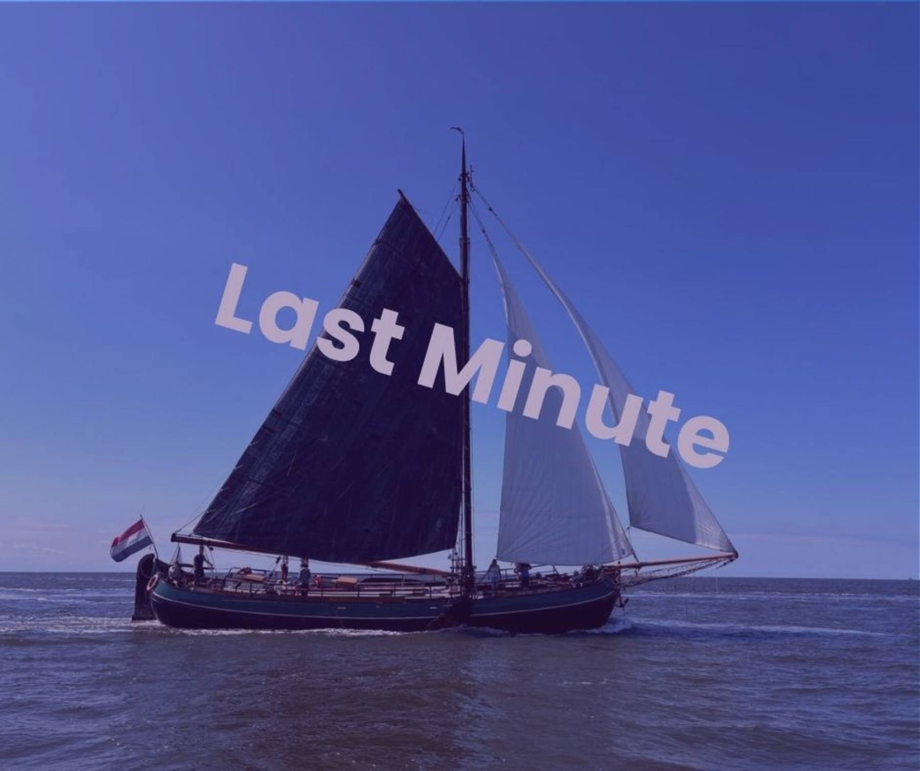 Last minute aanbieding: Weekend zeilen aan boord van de Kleine Jager vanuit Enkhuizen op het IJsselmeer / Markermeer