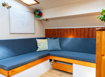 Ein Wochenende an Bord der Kleine Jager ab Enkhuizen segeln auf dem IJsselmeer / Markermeer, noch zwei Betten für Mann verfügbar