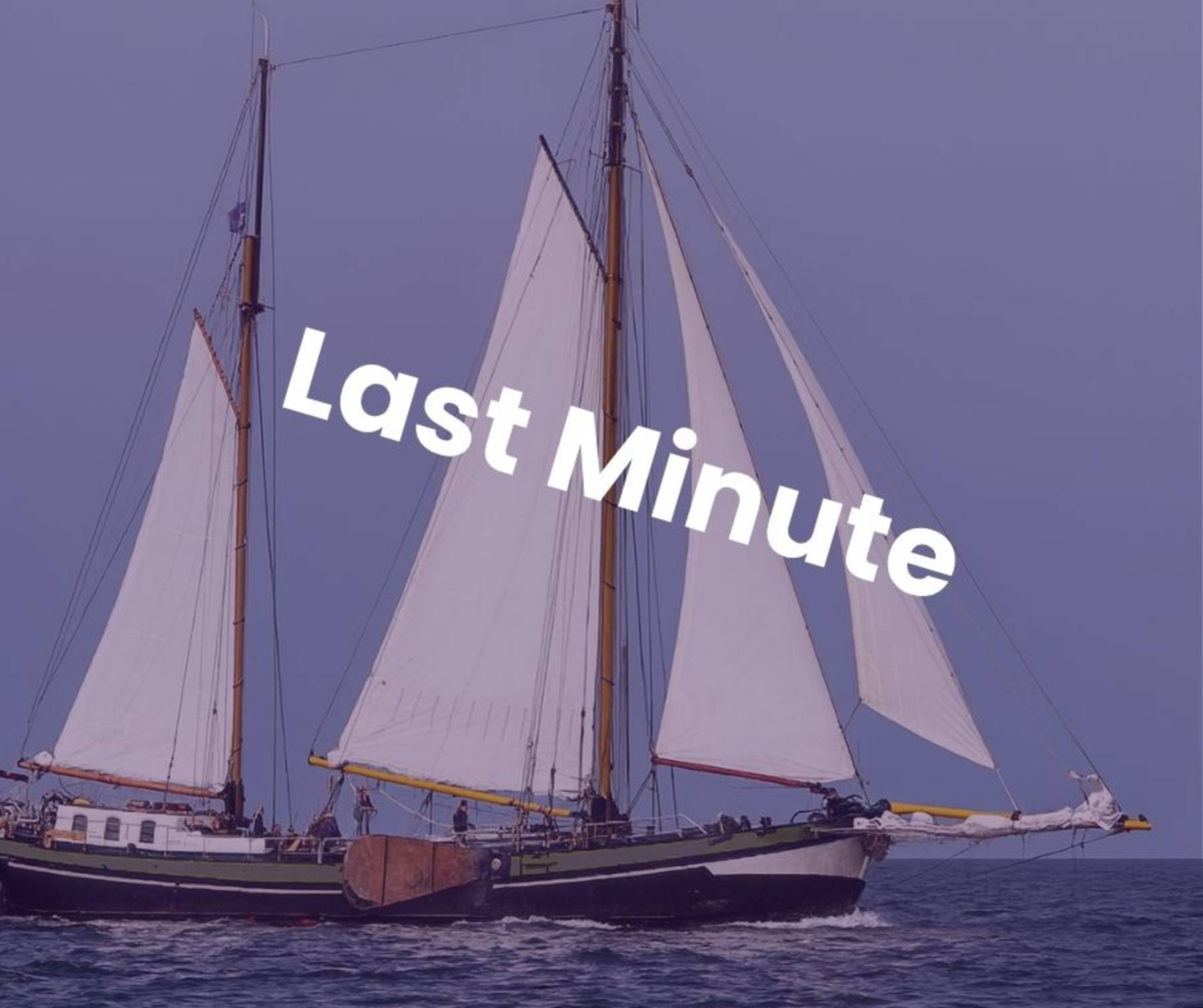 Last Minute: Ein Wochenende an Bord der Grote Jager ab Enkhuizen segeln auf dem IJsselmeer / Markermeer