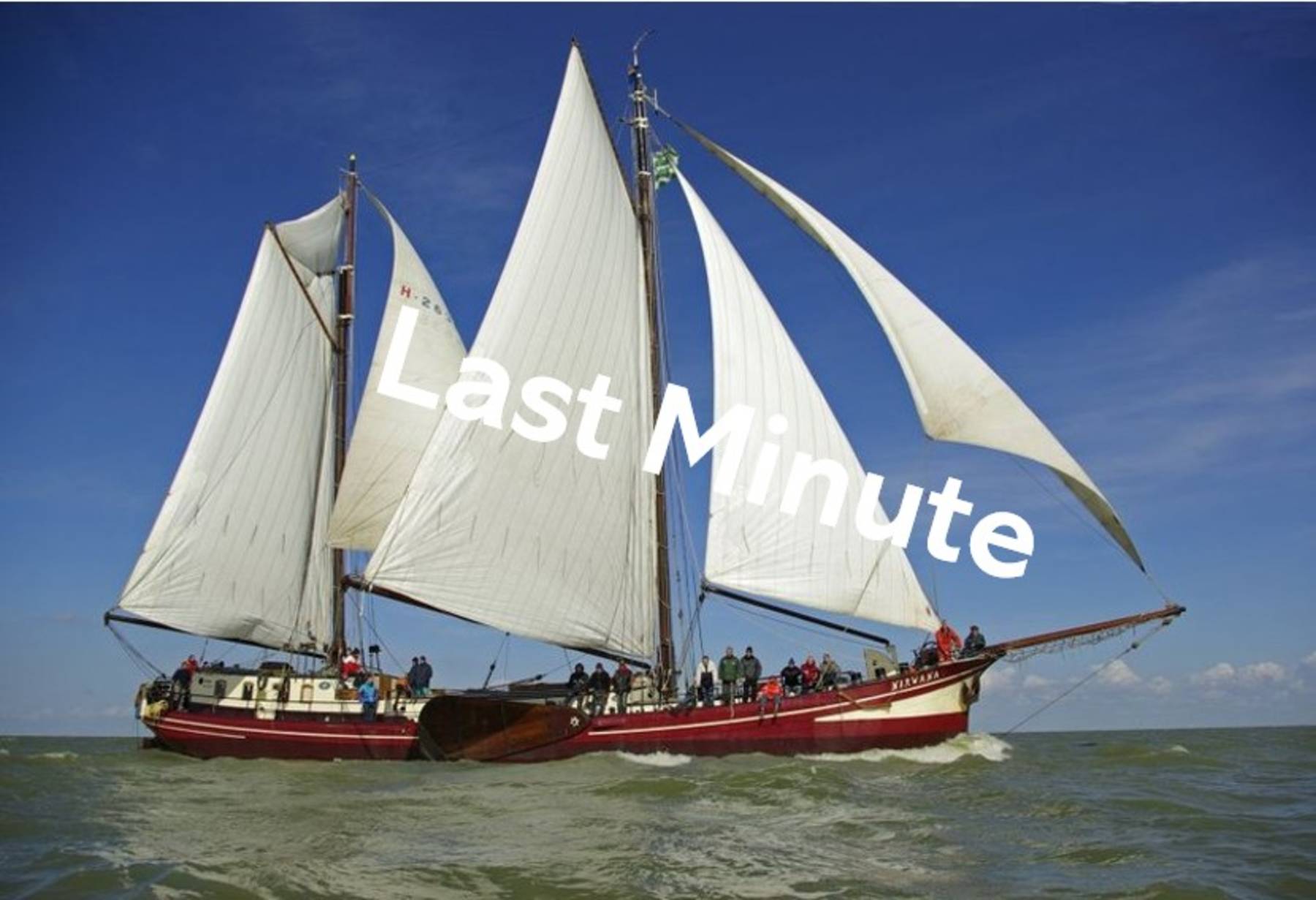 Last Minute: Ein Wochenende 'Adults only' mit dem Segelschiff Nirwana ab Enkhuizen auf dem IJsselmeer segeln, noch 1 Bett für eine Frau verfügbar